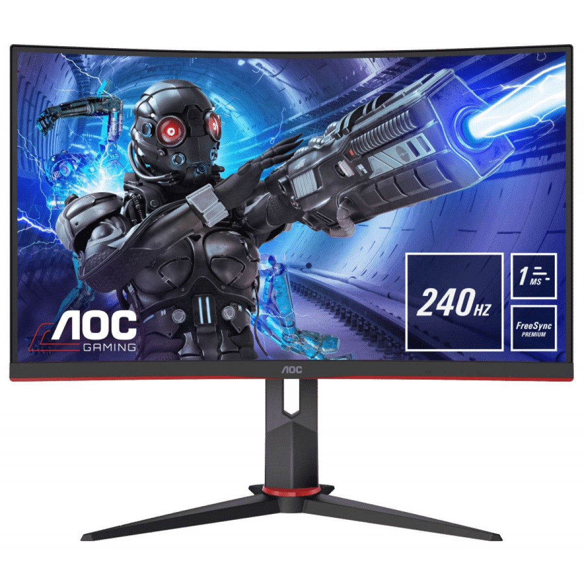 AOC Adaptive Sync Curved Gaming Monitor C24G2 24-Inch 165Hz