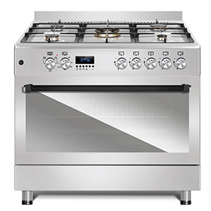 CONTI Gas Cooker 90 cm 5 Burners – Inox CGC961-FFC-IX