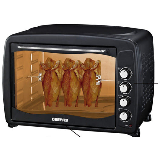 GEEPAS GO4460 ELECTRIC OVEN 2800W WITH GRILL BLACK