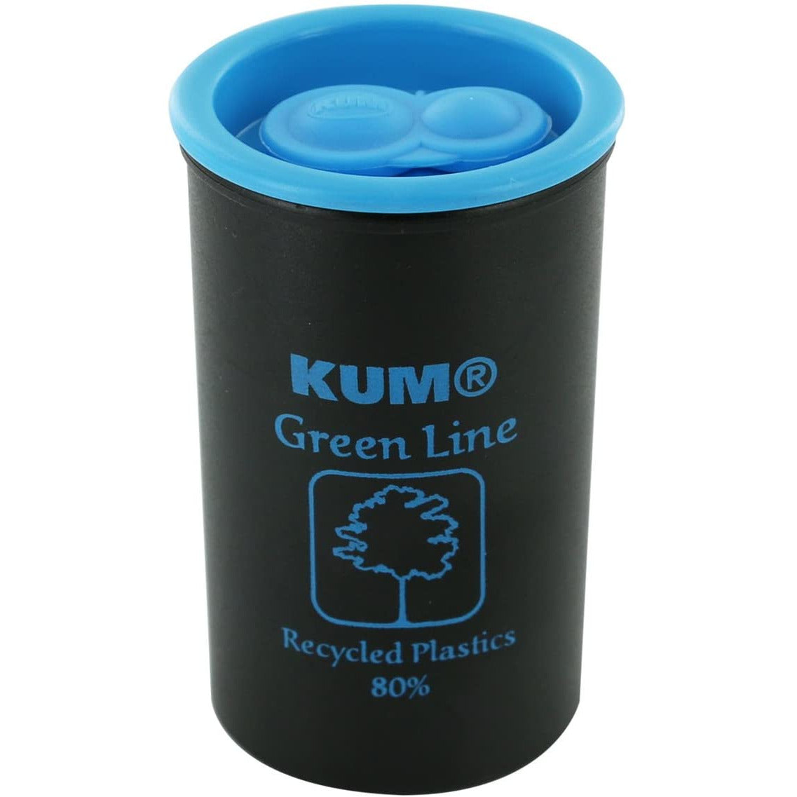 Kum Pencil Shrapener Twin Blades Black Hard Barrel