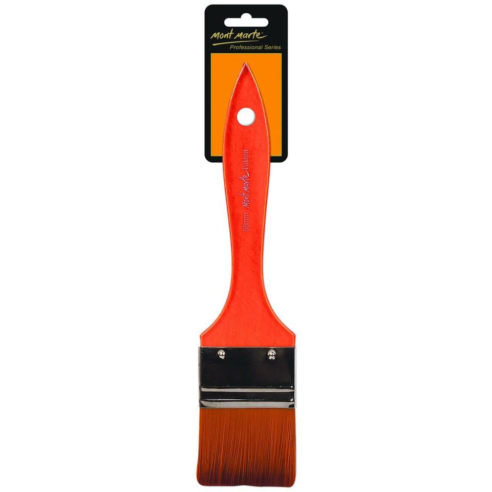 Mont Marte Artist Brush Taklon Flat Wide - 50mm