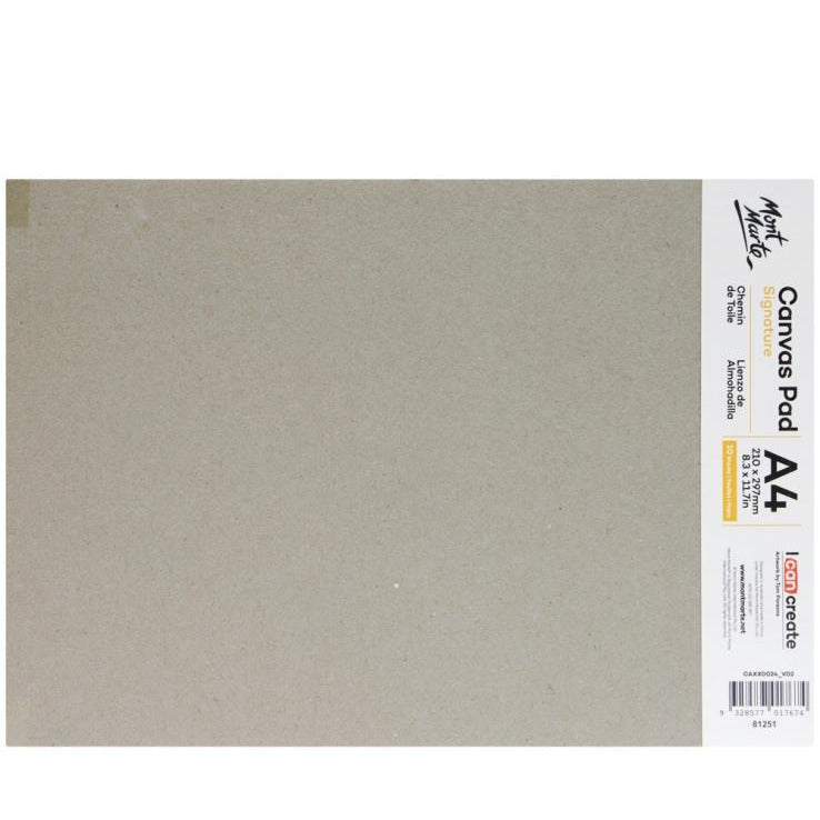 Mont Marte Signature Canvas Pad - 10 Sheet