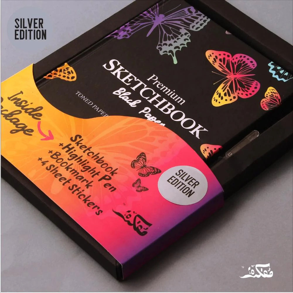 Sketchbook Black Paper Premium (Silver Edition)