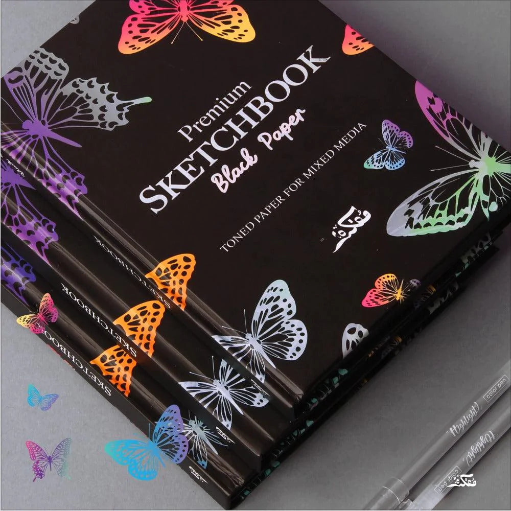Sketchbook Black Paper Premium (Silver Edition)