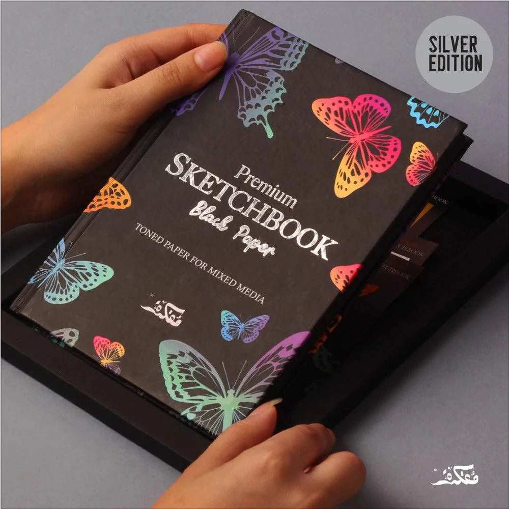 Sketchbook Black Paper Premium (Silver Edition)