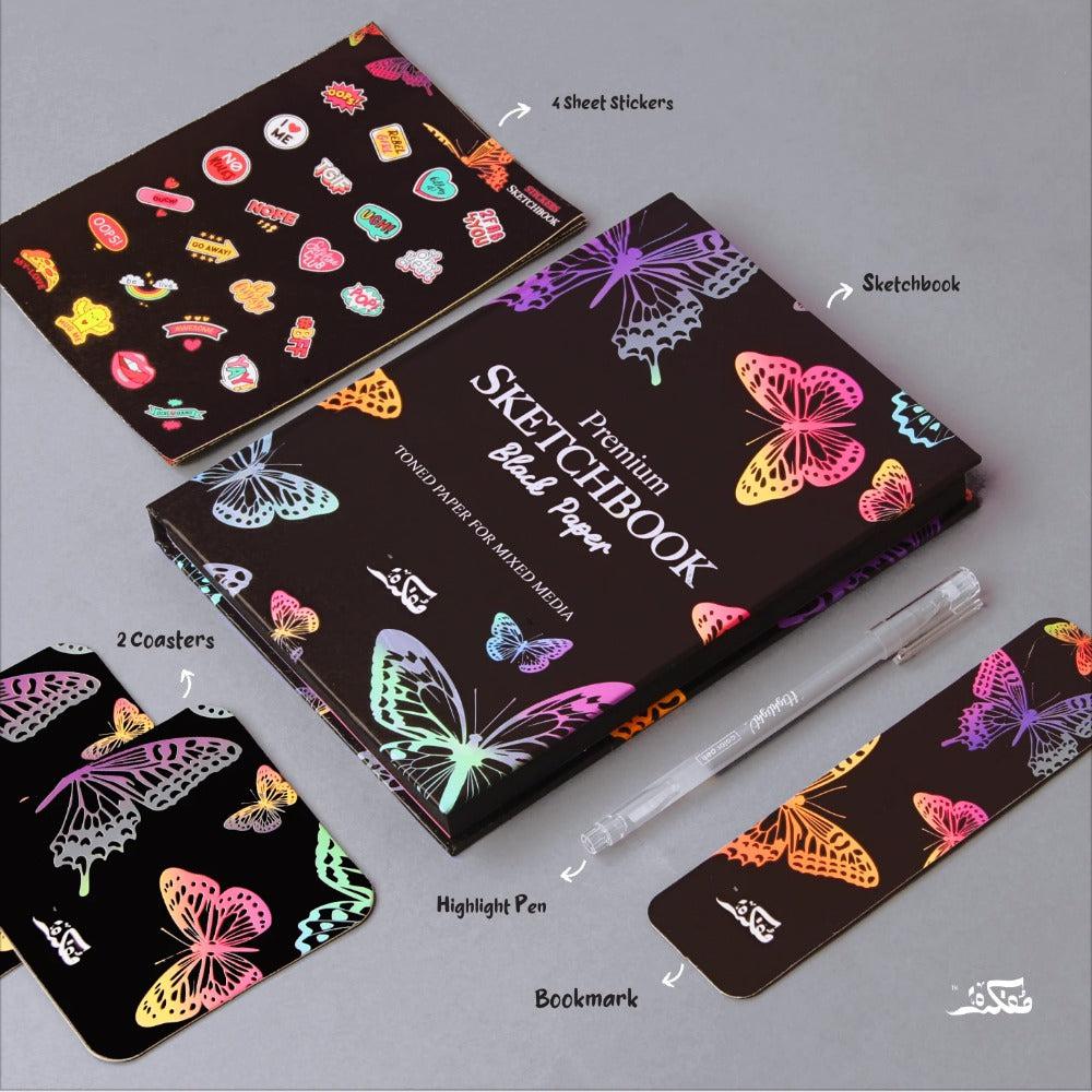 Sketchbook Black Paper Premium (Silver Edition)