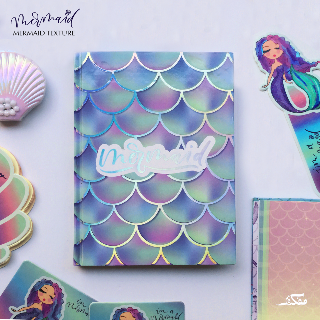 Mermaid Set Sketchbook - Texture