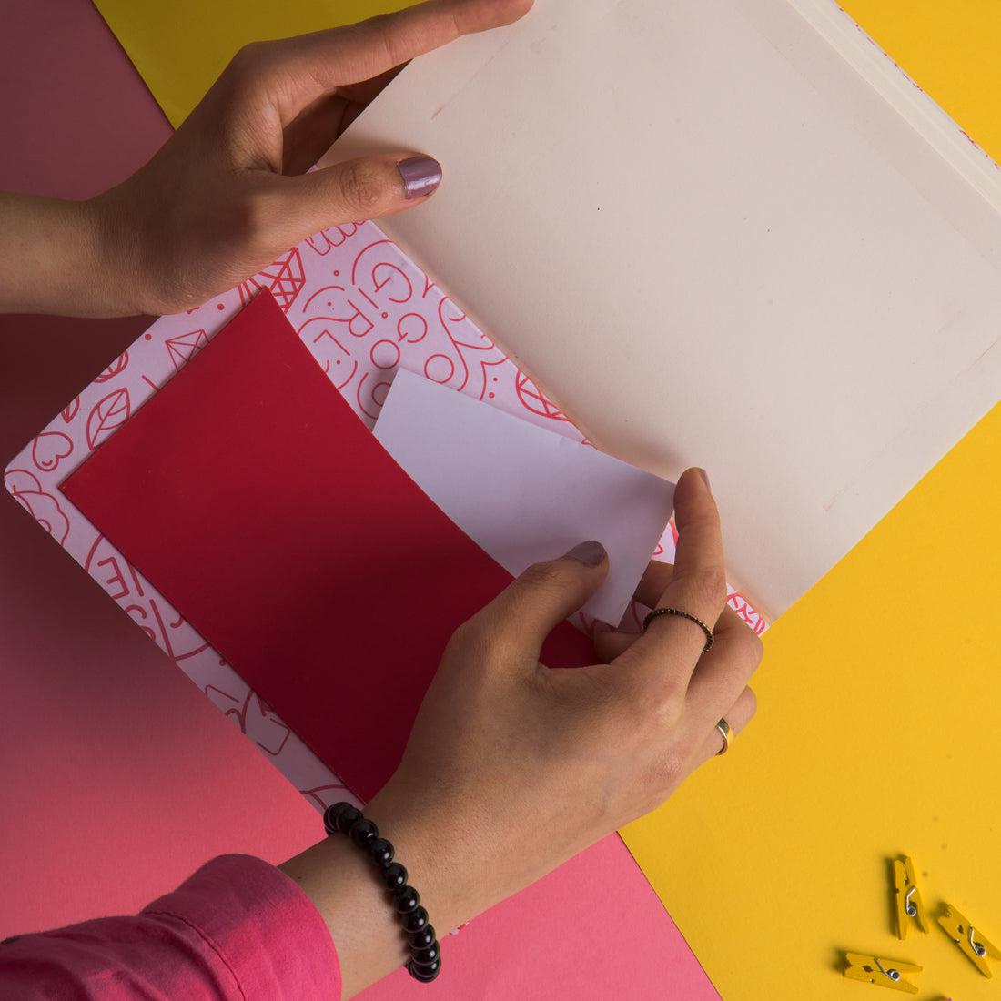 Good Vibes Rubber Band Notebook A5