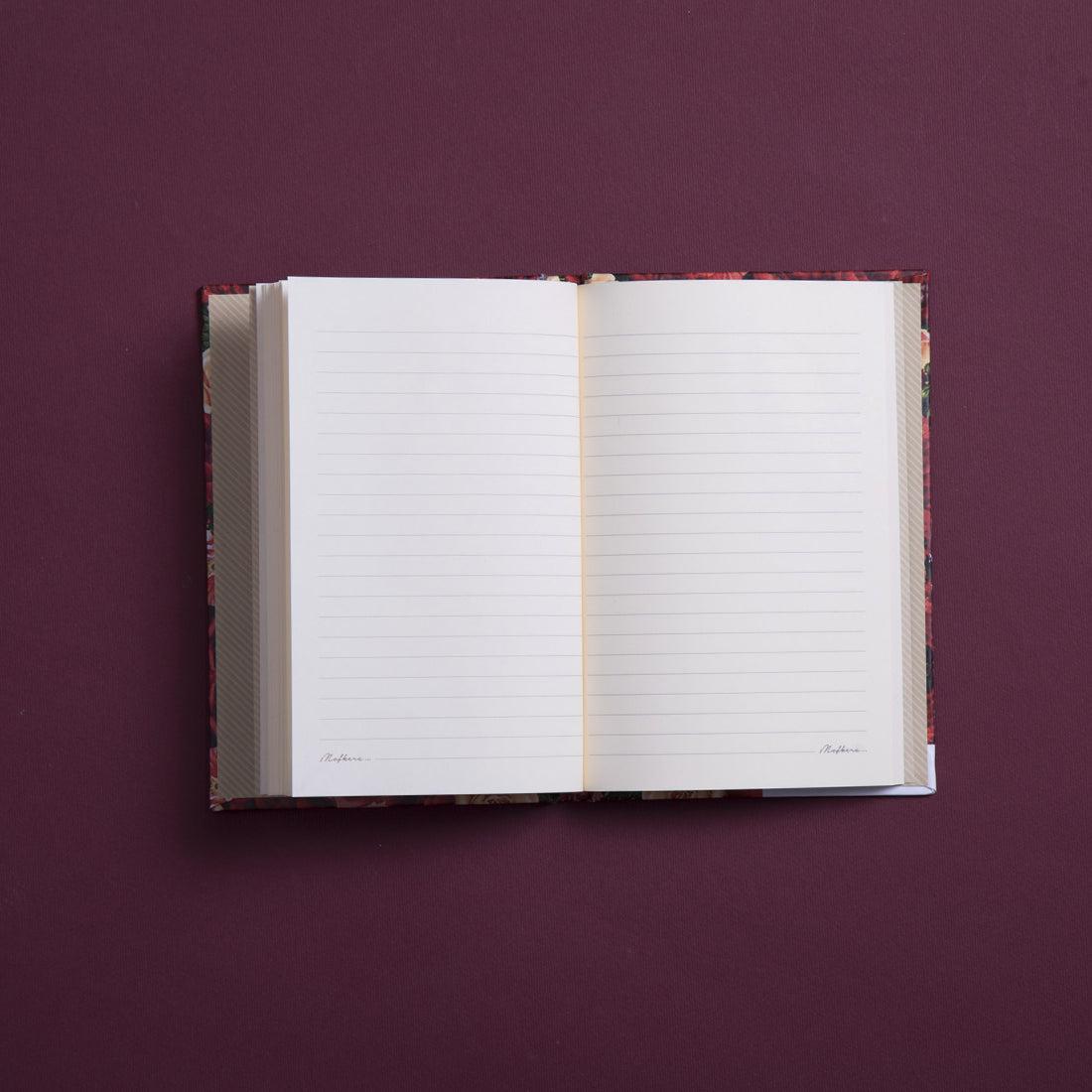 Floral (Al Alb) Notebook- Hardcover Large