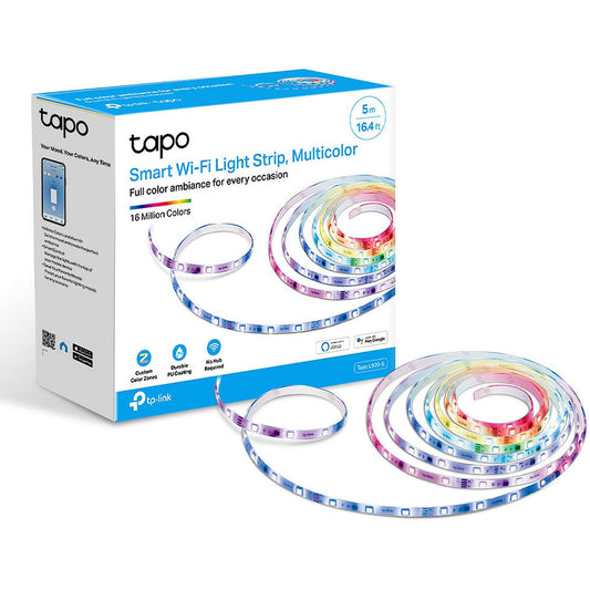 TP-Link Tapo L920-5 Smart Wi-Fi Light Strip Multicolor (5 meter) Voice Control Flexible Installation
