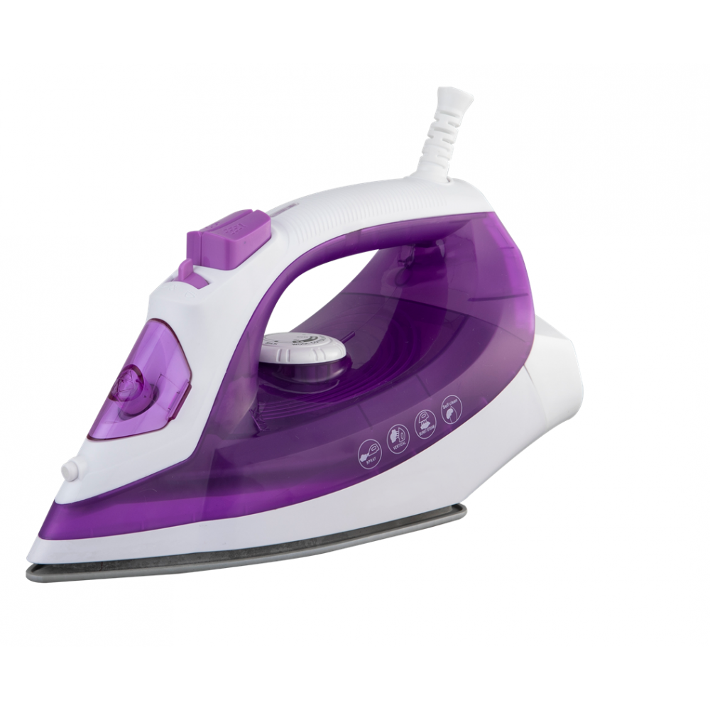 Sona Steam Iron 2200W Ceramic Soleplate Self Clean (SI-619 B/P)