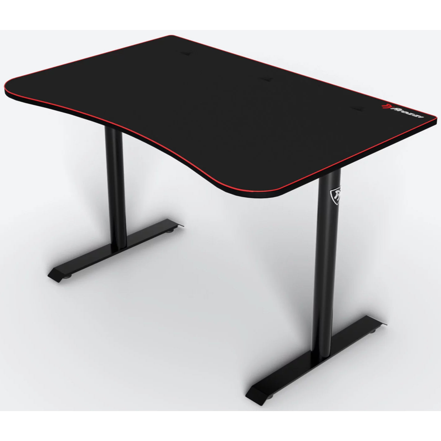 Arozzi Arena Fratello Curved Desk Full Surface Water Resistant Mat Custom Monitor Mount Cable Management - Black