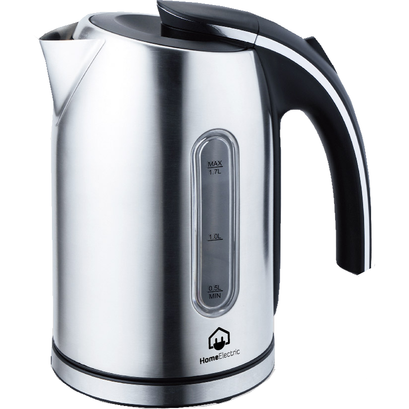 Home Electric KK-590 Kettle, 1.7 Ltr, 2200W, Silver