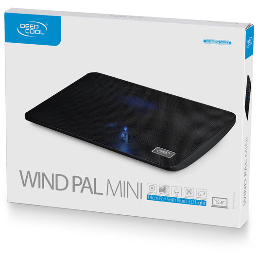 DeepCool Wind PAL 140mm Blue LED Fan Metal Mesh up to 15.6 Notebooks