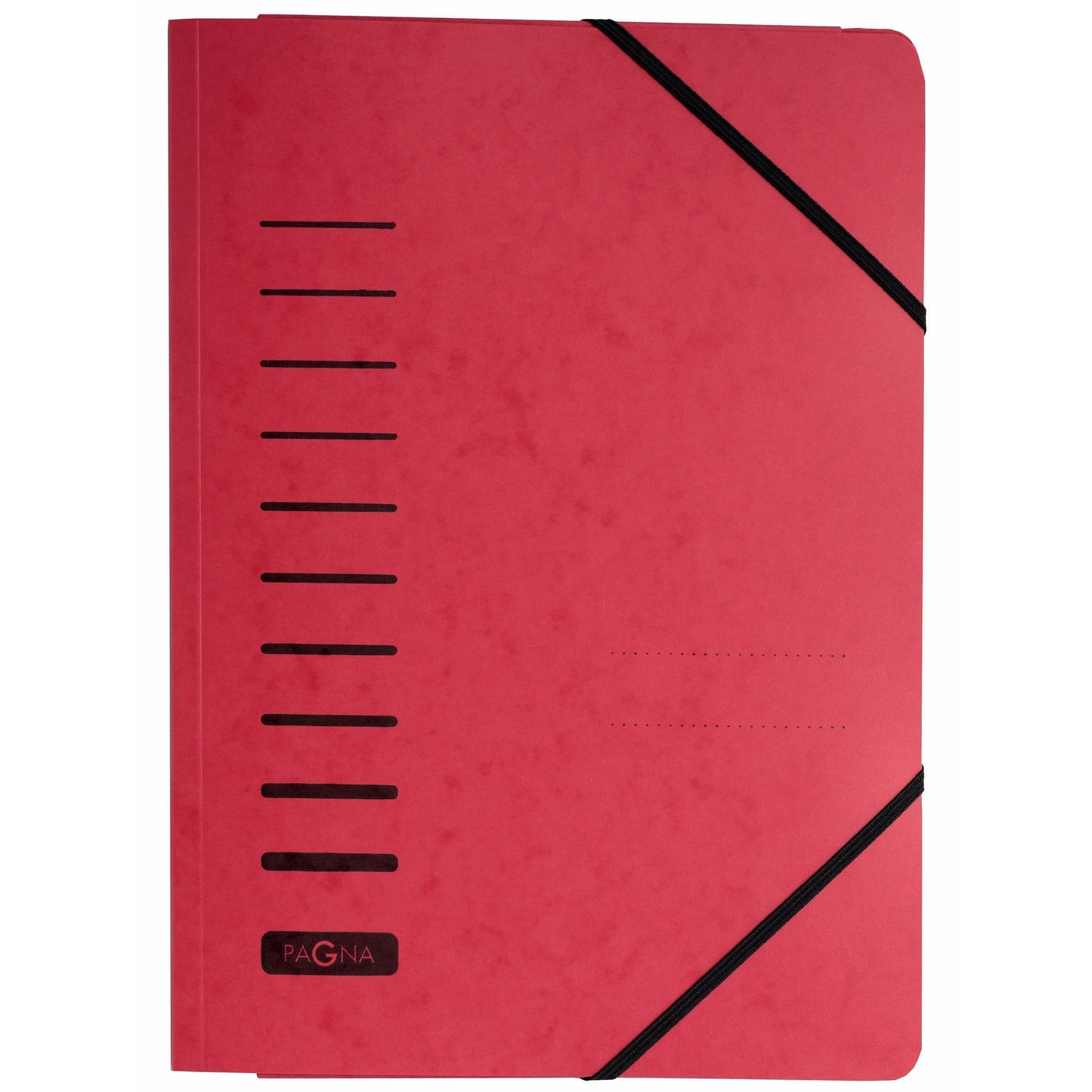 Pagna 3 Flap Carton Folder with Elastic - A4