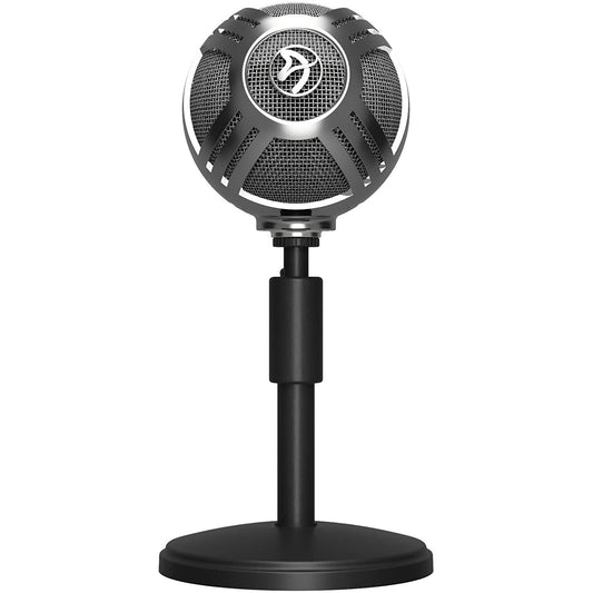Arozzi Sfera USB Microphone for Gaming & Streaming, Chrome