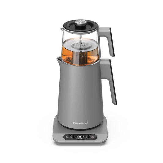 Nutri-Cook Teapot with Kettle 1.2L Glass Kettle