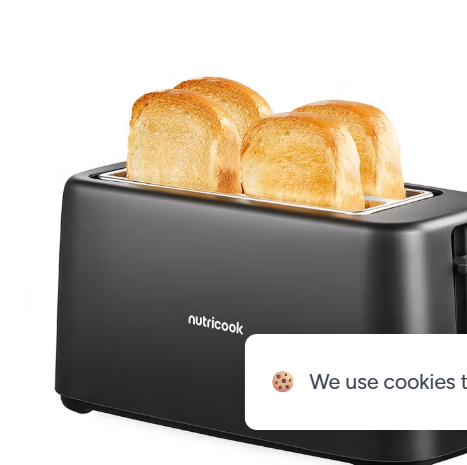 4-Slice Essentials Slim Toaster 1450 W TS240ME black