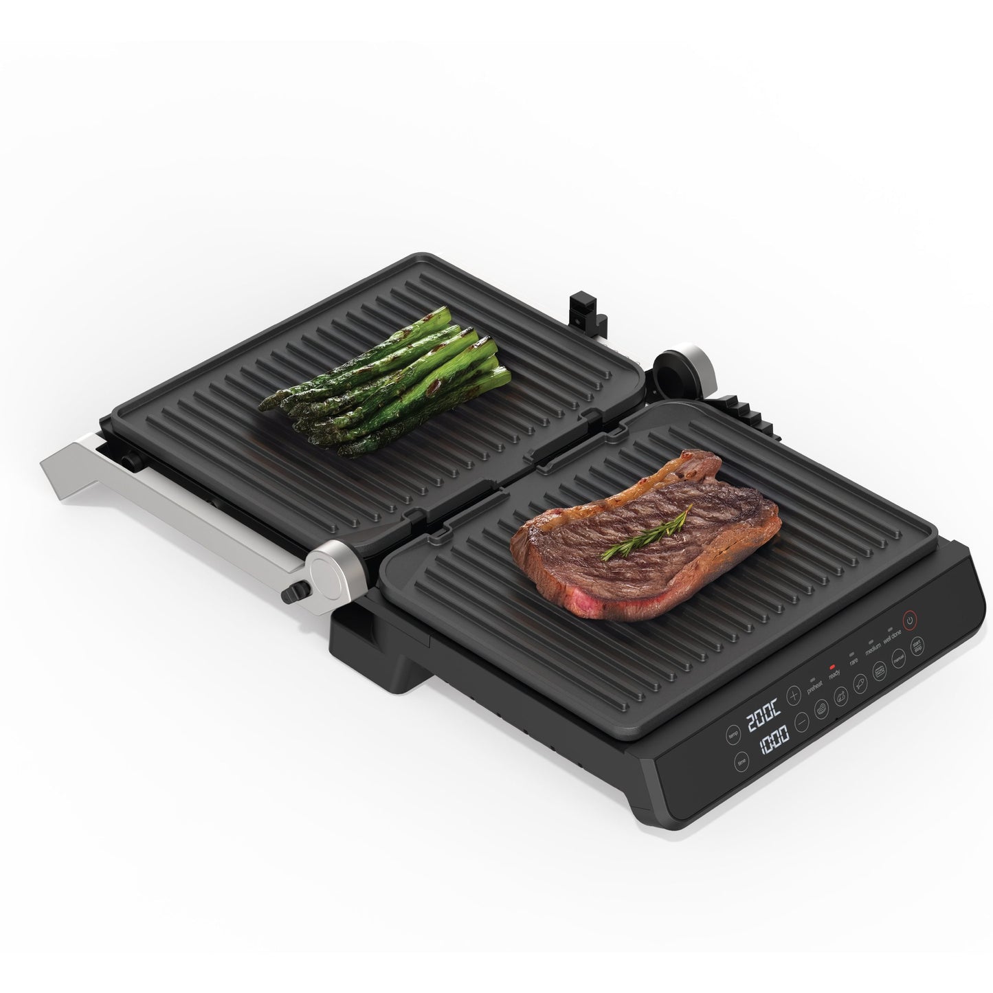 Nutricook NC-CG240 Electric Grill – 2000 Watt Power | Non-stick surface | Temperature control