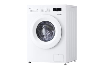 Front Load Washer 8KG , Direct Drive Motor, Smart Diagnosis, White Color