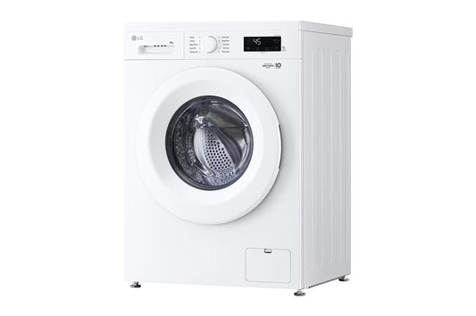 Front Load Washer 8KG , Direct Drive Motor, Smart Diagnosis, White Color