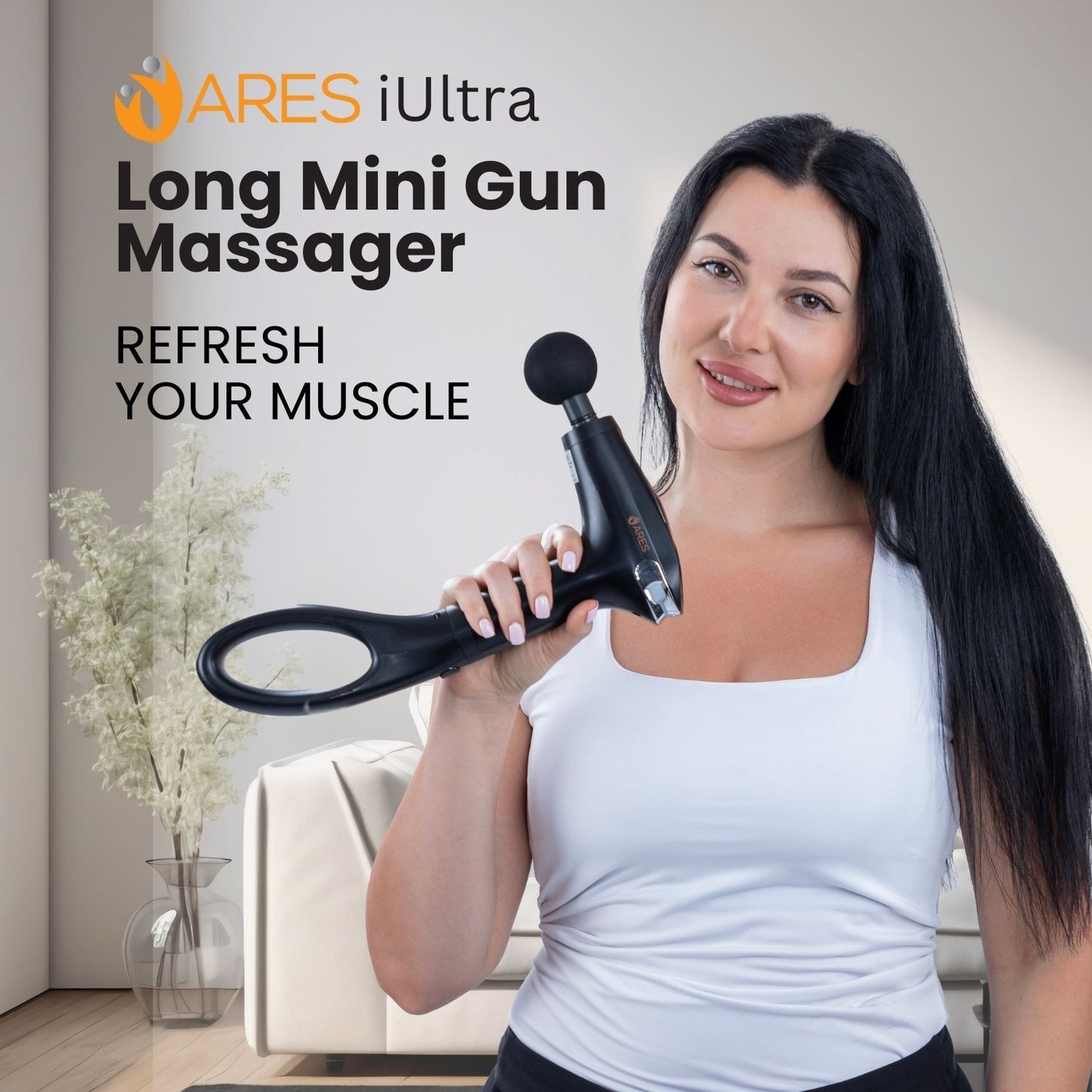 ARES iUltra Long Mini Gun Massager