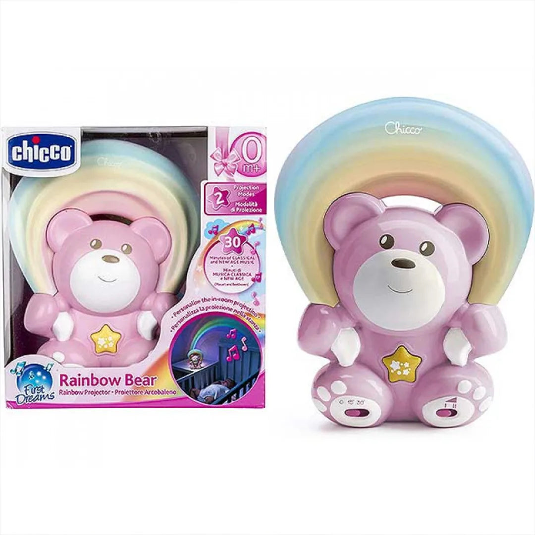 Chicco First Dreams Rainbow Bear – Pink
