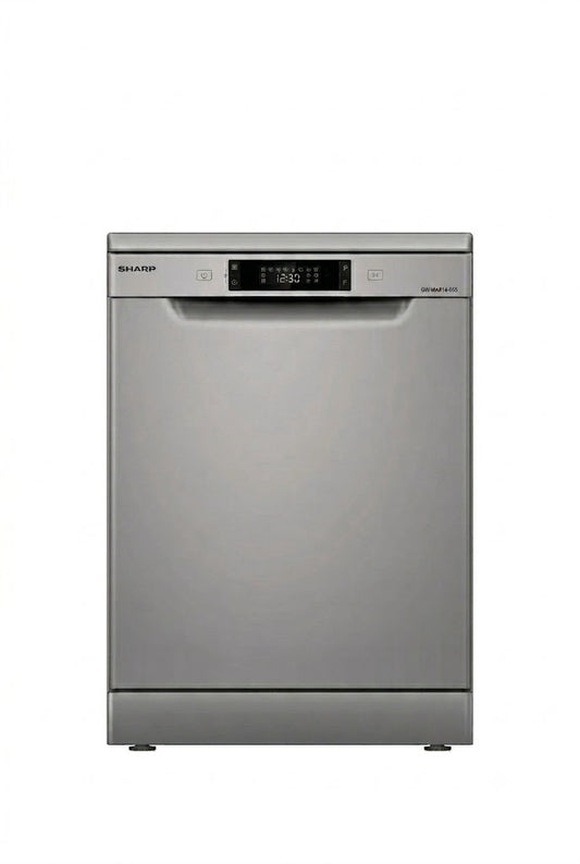 Sharp Dishwasher 14 Set – 8 Programs Stainless Steel A++