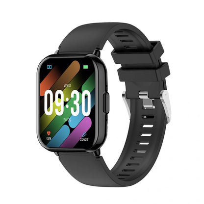 WiWU Smart Watch SW09, Waterproof: 1ATM, Screen Size Large 1.83" HD, Black with Extra Dark Blue Strap