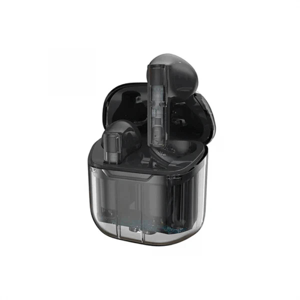 WiWU Newest Design TWS11 Ghost Appearance Wireless Bluetooth V5.3 Earbuds 6h For Music, USB Type-C Charging - Black