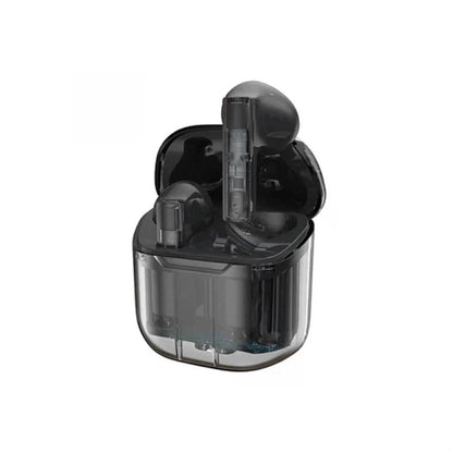 WiWU Newest Design TWS11 Ghost Appearance Wireless Bluetooth V5.3 Earbuds 6h For Music, USB Type-C Charging - Black