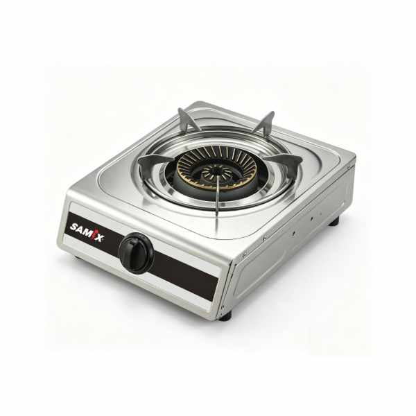 Samix Gas Hob Steel Single Burner 1-01SRBP