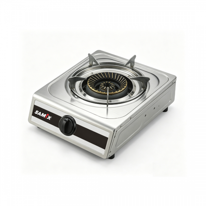 Samix Gas Hob Steel Single Burner 1-01SRBP