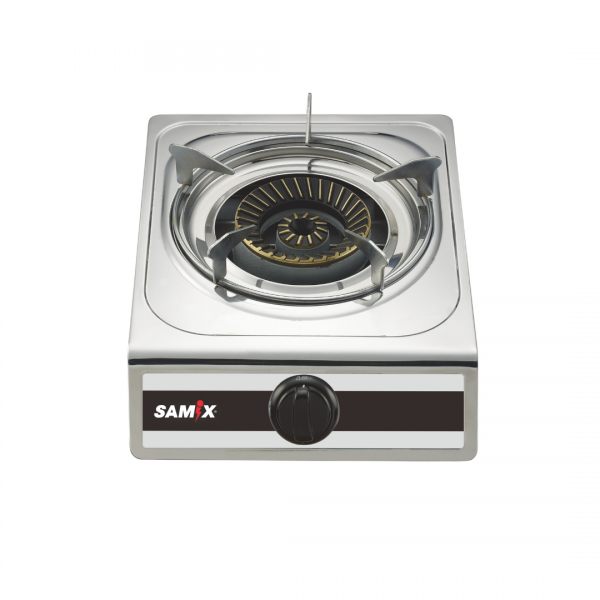 Samix Gas Hob Steel Single Burner 1-01SRBP