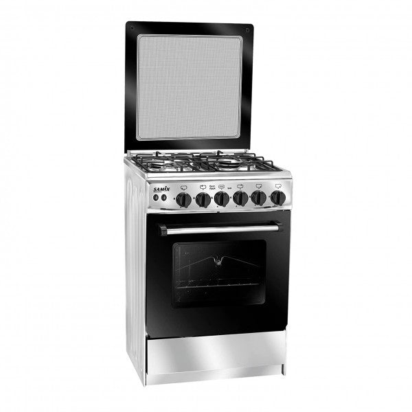 Samix Gas Cooker 60*60 cm Stainless Steel
