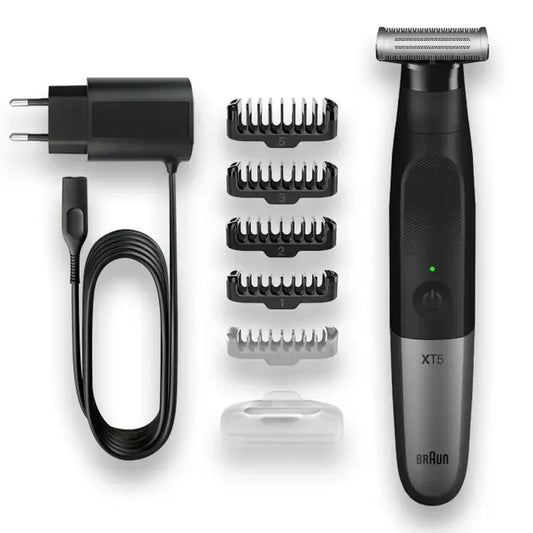 Braun Series X Electric Shaver Wet & Dry Black Silver - XT5100