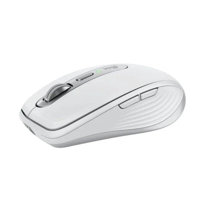 Logitech MX Anywhere 3S Compact Wireless Mouse – Pale Grey, 8K DPI, Fast Scrolling, Bluetooth & USB-C