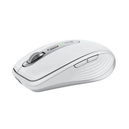 Logitech MX Anywhere 3S Compact Wireless Mouse – Pale Grey, 8K DPI, Fast Scrolling, Bluetooth & USB-C