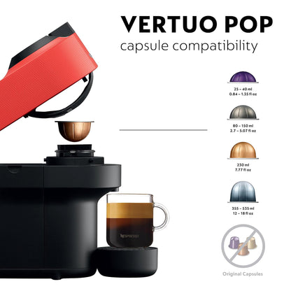 Nespresso Vertuo Next coffee machine by Nespresso, Cherry Red