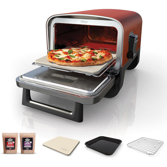 Ninja Woodfire Electric Outdoor Oven, 8-in-1 Pizza Oven (OO101UK)