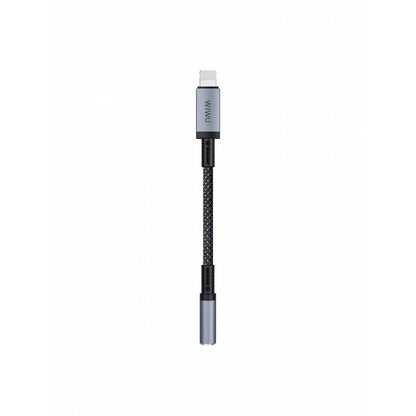 Wiwu Lightning to 3.5mm Aux Converter Audio Adapter Wiwu WI-C047 Legend Series 15cm - Black