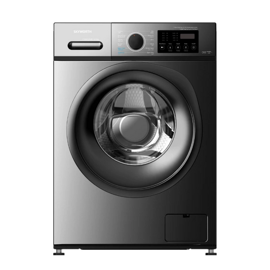 Skyworth 8KG Front Load Washing Machine - 1200 RPM - A+++ Grey (F80433VB)