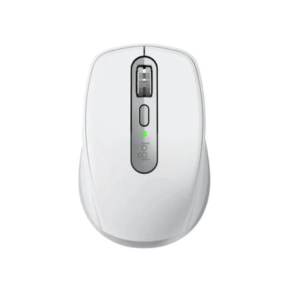 Logitech MX Anywhere 3S Compact Wireless Mouse – Pale Grey, 8K DPI, Fast Scrolling, Bluetooth & USB-C