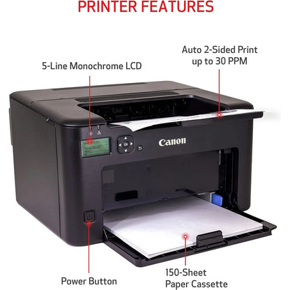 Canon i-SENSYS LBP122DW Laser Mono Printer Duplex Wireless & USB & Network Interface For Windows/Mac/Linux - Black