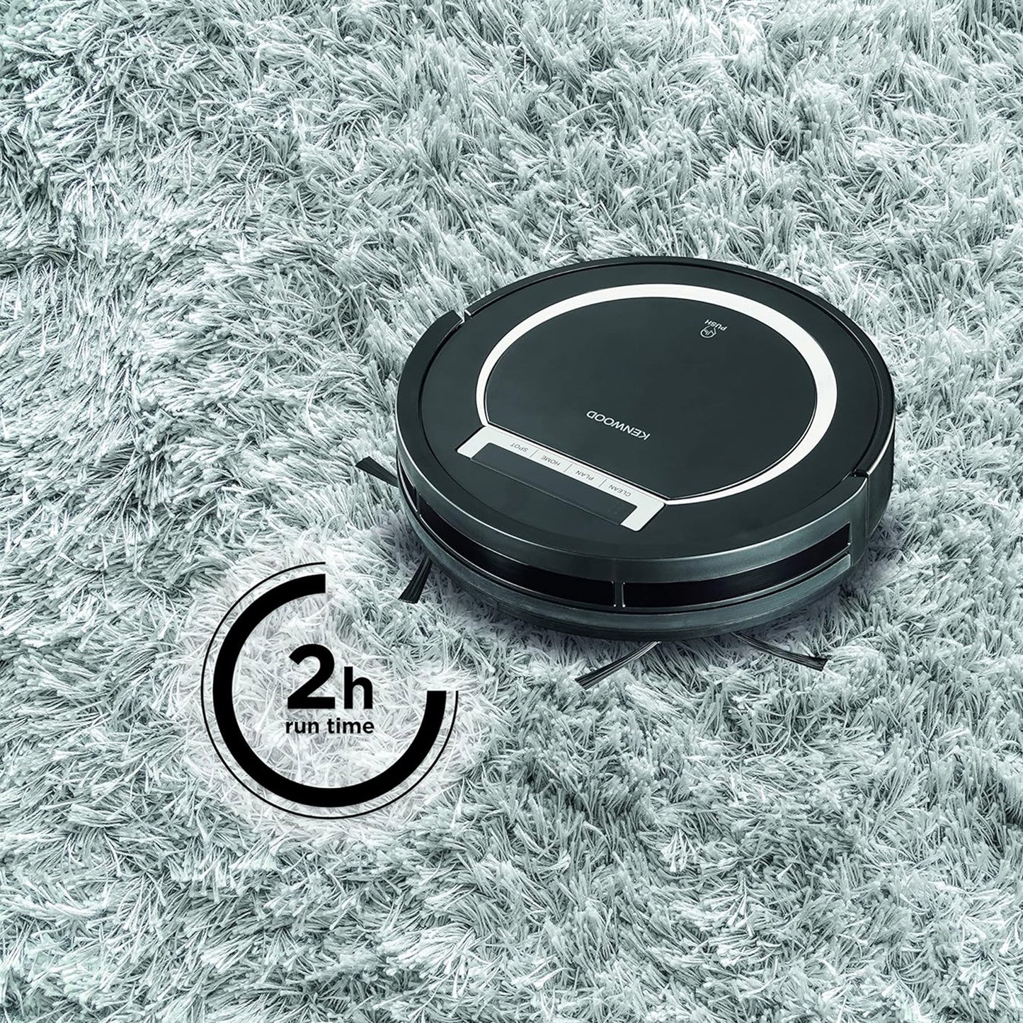 Kenwood Robot Vacuum Cleaner 0.3L Black ( VRP10.000BK )