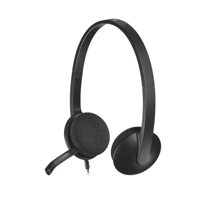 Logitech USB Headset H340, Stereo, USB Headset for Windows and Mac - Black