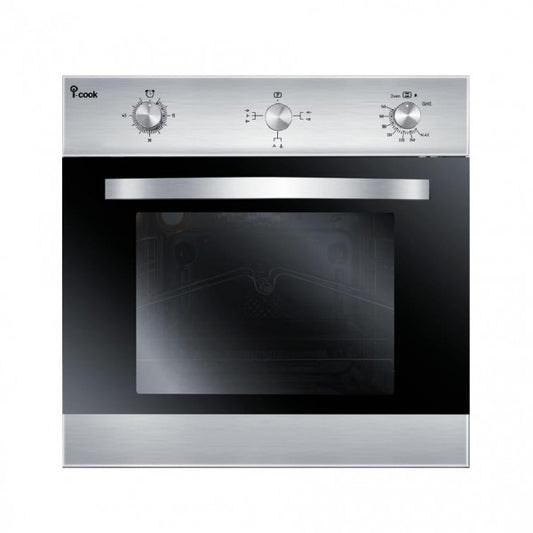 Built-In I-Cook Oven, 70 Liter, 60x60 cm - Silver