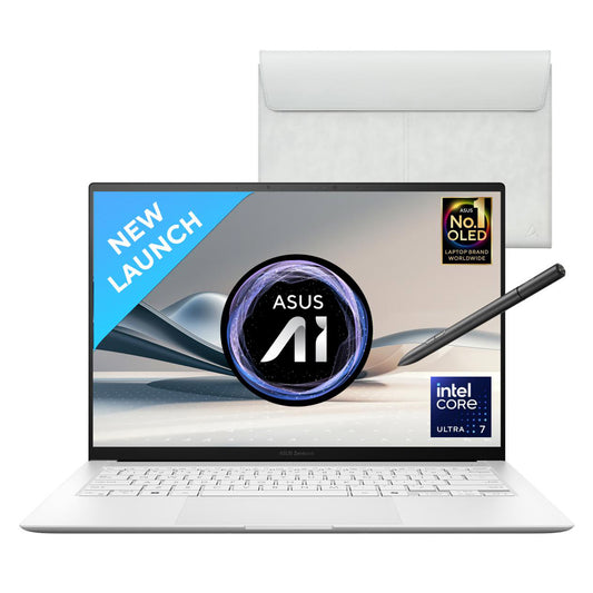 Laptop ASUS Zenbook S 14 OLED Intel Core™ Ultra 7 Processor 256V Series 2 Intel® Arc™ Graphics 14" 3K OLED 120Hz with Sleeve & Stylus (UX5406SA-PZ067W)