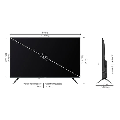 SKYWORTH  50" UHD 4K 60Hz LED TV with Google TV (50G6500G)