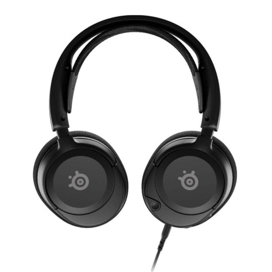 SteelSeries Arctis Nova 1 (Black) Wired 3.5mm Gaming Headset w/ Hi-Fi Driver Surround Spatial Audio Ultra Lightweight Design w/ Noise-Cancelling Mic For PC, Mac, PS5/PS4, Switch, Xbox